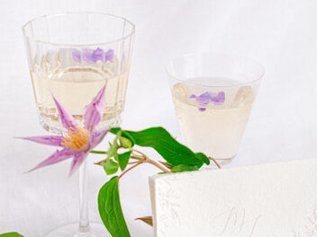 verres sur pieds mariage