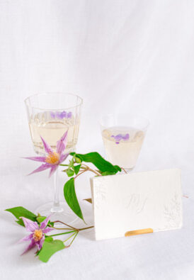 verres sur pieds mariage